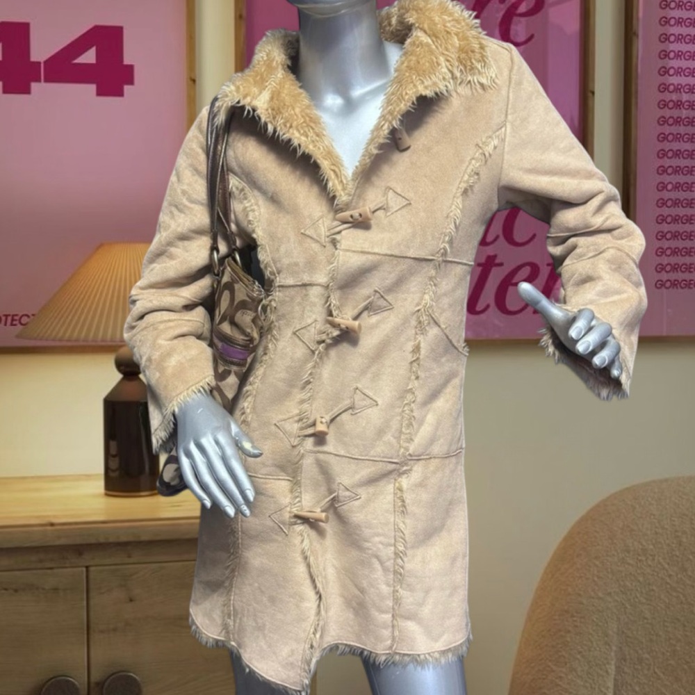 Cherokee Vintage Y2K Faux-Sheepskin Jacket